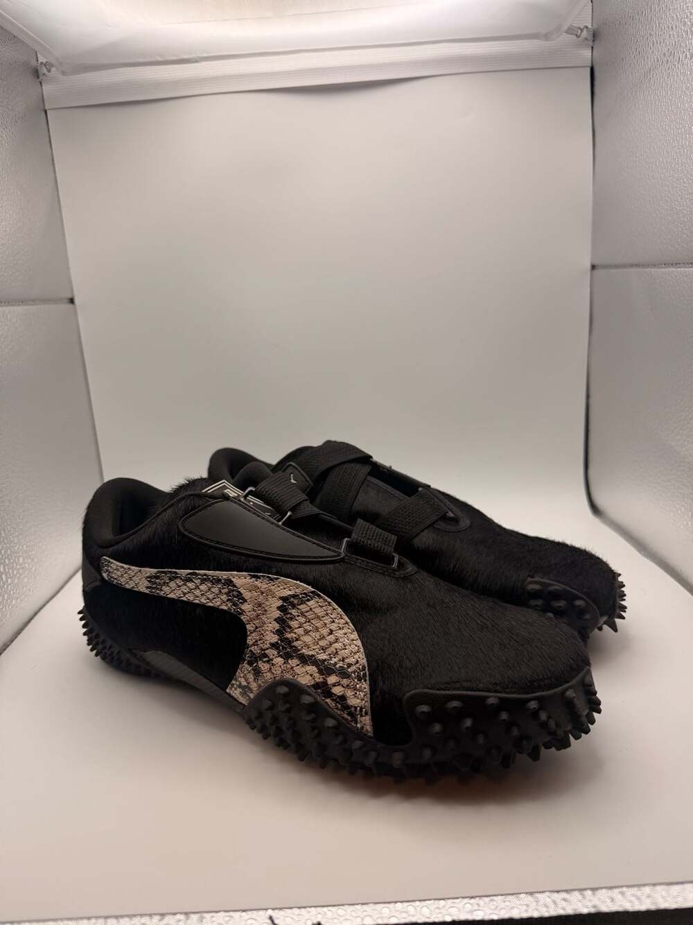Puma x A$AP Rocky Mostro OG Sneakers Black/Desert Dust Cow Hair Snakeskin